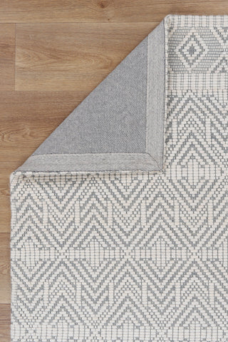 Brand Ventures RUGS Marcela Light Grey Wool Rug