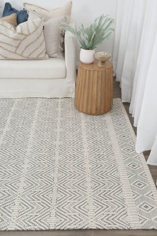 Brand Ventures RUGS Marcela Light Grey Wool Rug