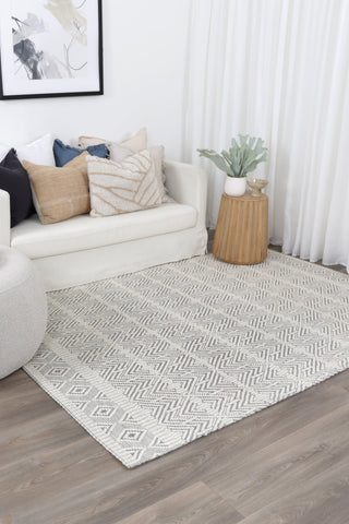 Brand Ventures RUGS Marcela Light Grey Wool Rug