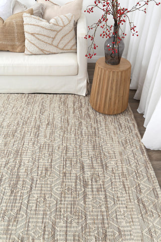 Brand Ventures RUGS Mariana Geometric Natural Wool Rug