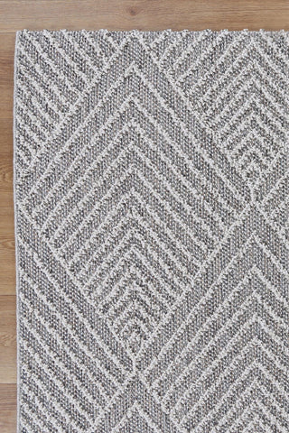 Brand Ventures RUGS Menapi Ash Geometric Flatweave Rug