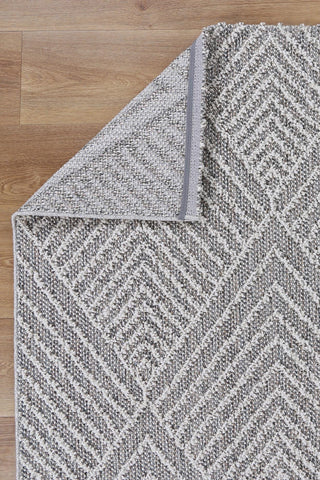 Brand Ventures RUGS Menapi Ash Geometric Flatweave Rug