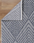 Brand Ventures RUGS Naka Charcoal Geometric Flatweave Rug