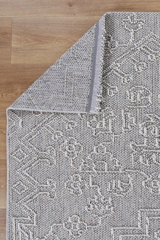 Brand Ventures RUGS Nori Grey Tribal Flatweave Rug