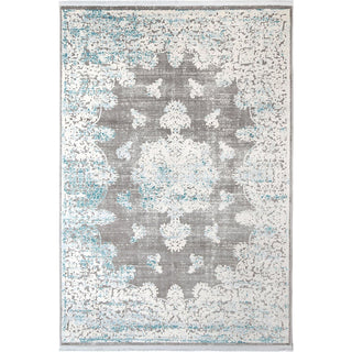 Brand Ventures RUGS Rapsody Blue Medallion Rug