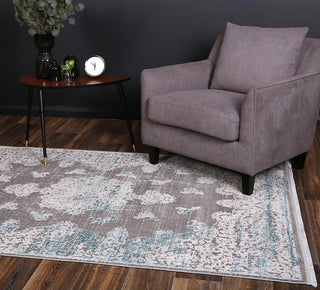 Brand Ventures RUGS Rapsody Blue Medallion Rug