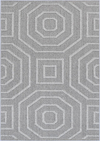 Brand Ventures RUGS Suri Ash Geometric Flatweave Rug