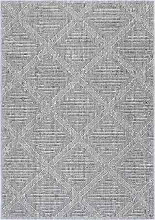 Brand Ventures RUGS Vouza Grey Geometric Flatweave Rug