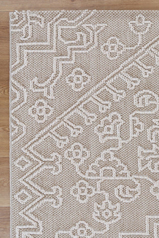 Brand Ventures RUGS Waita Beige Tribal Flatweave Rug