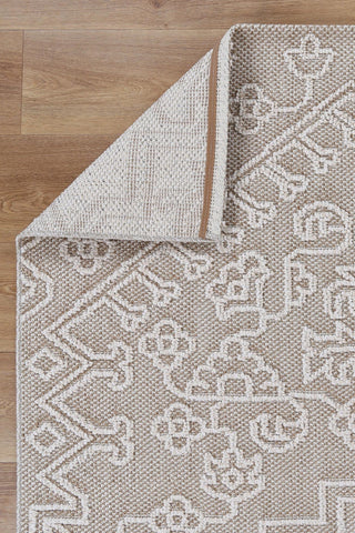 Brand Ventures RUGS Waita Beige Tribal Flatweave Rug