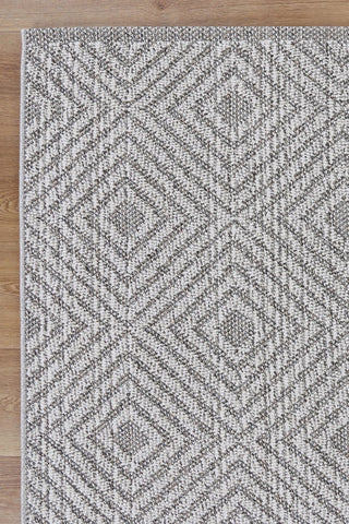 Brand Ventures RUGS Walasi Ash Geometric Flatweave Rug