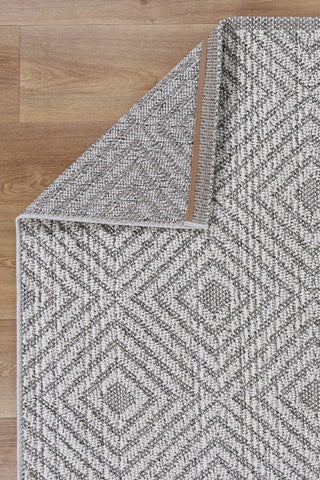 Brand Ventures RUGS Walasi Ash Geometric Flatweave Rug