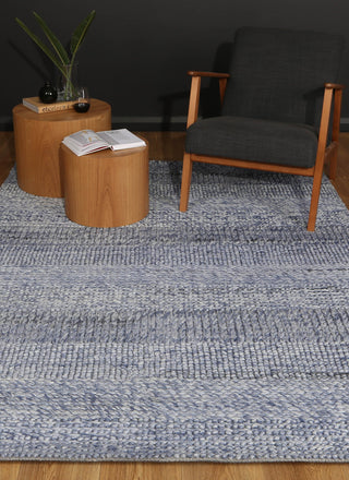 Brand Ventures RUGS Zayna Grace Blue Wool Blend Rug