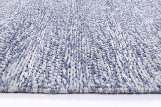 Brand Ventures RUGS Zayna Ringlets Blue Wool Blend Rug