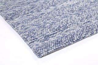 Brand Ventures RUGS Zayna Ringlets Blue Wool Blend Rug