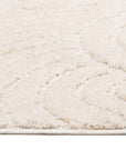 Calvi Ivory Rainbow Rug by Loopsie - Stain-resistant and durable for high-traffic areas