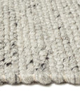 Loopsie Glendale Grey Charcoal Marbled Wool Rug Side