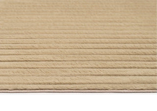 Hirafu Brown Striped Washable Rug