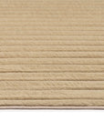 Hirafu Brown Striped Washable Rug