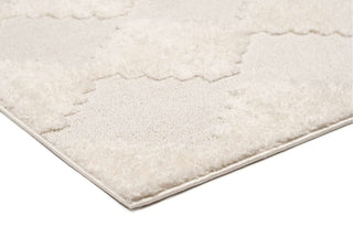 Loopsie Ilora Ivory Checkered Rug Corner