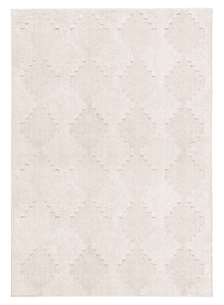 Loopsie Ilora Ivory Checkered Rug Full View