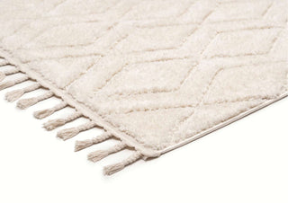 Loopsie Kotor Ivory Diamond Rug Corner