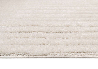 Loopsie Letia Ivory Striped Rug Side