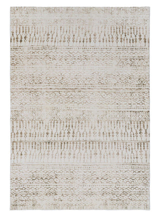 Loopsie RUGS 180cm x 120cm Artisia Cream and Brown Tribal Washable Rug