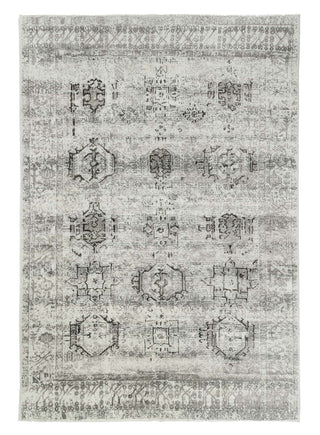 Loopsie RUGS 180cm x 120cm Evren Grey Tribal Washable Rug