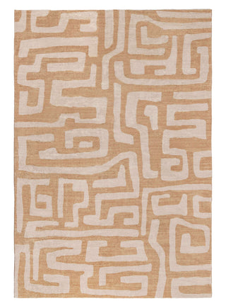 Loopsie RUGS 180cm x 120cm Sahab Brown and Beige Aztec Washable Rug