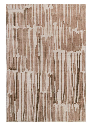 Loopsie RUGS 180cm x 120cm Vinki Beige and Cream Stiped Washable Rug