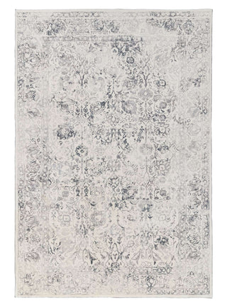 Loopsie RUGS 180cm x 120cm Yeni Grey and Beige Floral Washable Rug