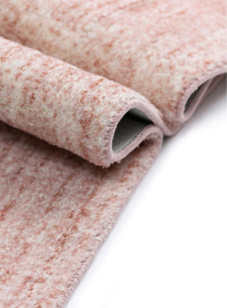 Loopsie RUGS Ama Pink Distressed Washable Rug