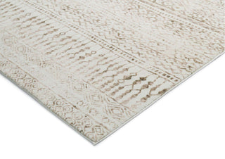 Loopsie RUGS Artisia Cream and Brown Tribal Washable Rug