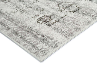 Loopsie RUGS Evren Grey Tribal Washable Rug