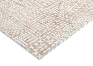 Loopsie RUGS Kati Brown and Ivory Tribal Washable Rug