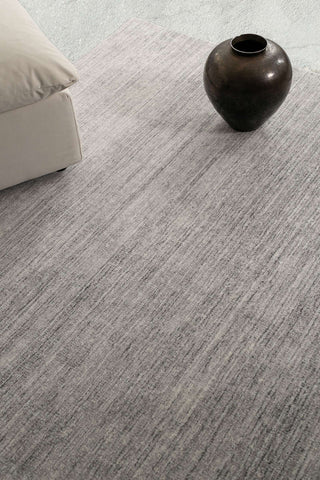 Loopsie RUGS Tomi Grey Distressed Washable Rug