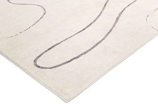 Loopsie RUGS Turey Beige and Grey Abstract Washable Rug