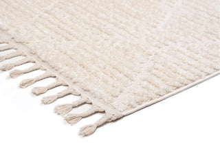 Loopsie Monetta Ivory Diamond Rug Corner