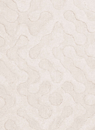 Loopsie Noem Ivory Abstract Rug Close Up