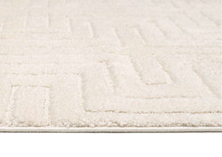 Loopsie Ravina Ivory Geometric Rug Side