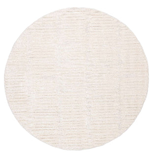 Ribera Ivory Textured Round Rug