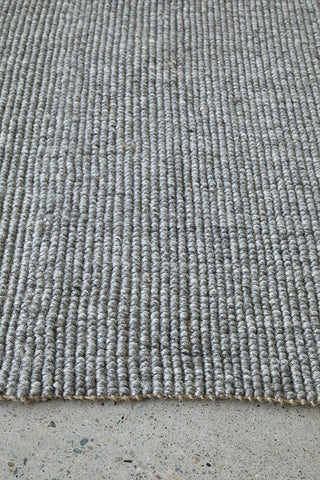 RUG CULTURE Harlow Collection Harlow Ariel Graphite Rug