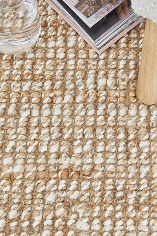 RUG CULTURE Harlow Collection Harlow Hunter Natural Rug