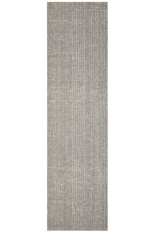 RUG CULTURE RUGS 300X80CM Madras Parker Dove Wool & Jute Rug