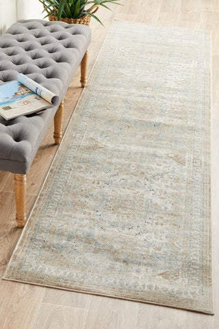 Rug Culture RUGS 300X80CM Norwich Traditional Beige Runner