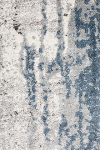 Rug Culture RUGS 300X80CM Roxana Blue Grey Contemporary Runner