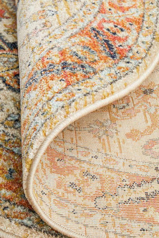 Rug Culture RUGS Alara Rust Transitional Round Rug