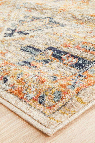 Rug Culture RUGS Alara Rust Transitional Runner Rug