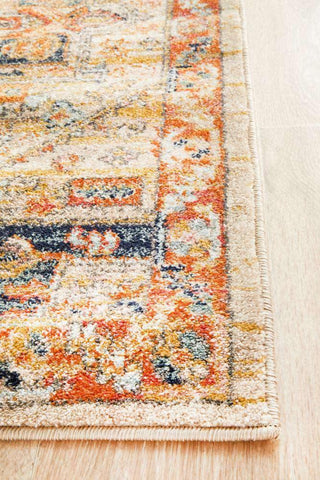 Rug Culture RUGS Alara Rust Transitional Runner Rug